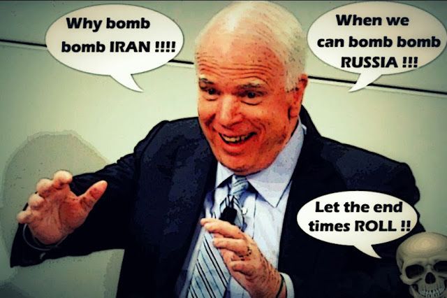 JOHN MCCAIN, ANOTHER NEOCONSERVATIVE WARMONGER